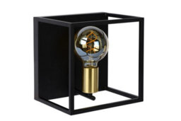 Lucide Ruben Modern Wall Light - 1Xe27 - Black - thumbnail 3