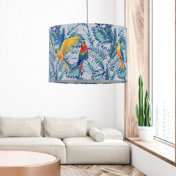 First Choice Lighting Parrot Velvet Parrot Design 30Cm Pendant Or Table Lamp Shade - thumbnail 9