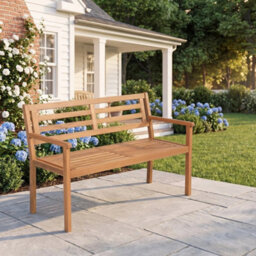 119 Cm Outdoor Loveseat Bench 2 Person - thumbnail 3