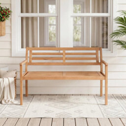 119 Cm Outdoor Loveseat Bench 2 Person - thumbnail 5
