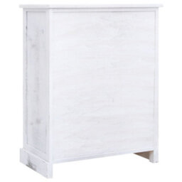 Berkfield Drawer Cabinet White 60X30X75 Cm Wood - thumbnail 4