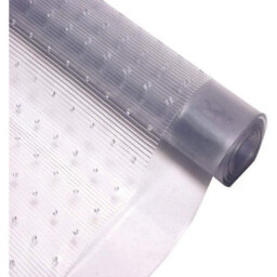 "Vinyl Plastic Clear Guard Non-Slip Protector Mat Thick Film Roll Hallway Stairs Runner Carpet Area Rug 8 Ft Long Width 27""" - thumbnail 2