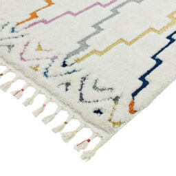 Multi Abstract Kilim Modern Moroccan Easy To Clean Rug For Dining Room-200Cm X 290Cm - thumbnail 3