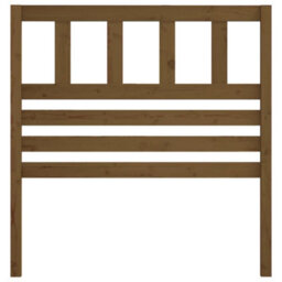 Berkfield Bed Headboard Honey Brown 96X4X100 Cm Solid Wood Pine - thumbnail 3