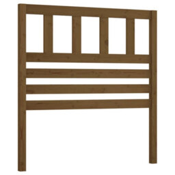 Berkfield Bed Headboard Honey Brown 96X4X100 Cm Solid Wood Pine - thumbnail 2