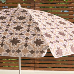 Ohs Tiles Print Parasol Umbrella Garden Outdoor Canopy Sun Shade - thumbnail 2
