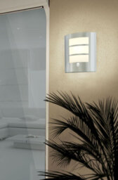 2 Pack Stainless Steel Ip44 Outdoor Wall Lights With Pir Motion Sensor - 60W E27 - thumbnail 3