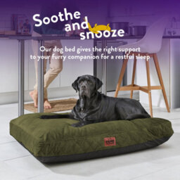 Slumberdown Dog Bed X Large, Green - thumbnail 4