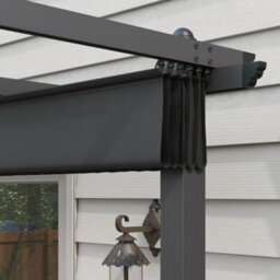 Outsunny 3 X 4M Aluminium Pergola With Retractable Roof, Garden Gazebo Canopy - thumbnail 8