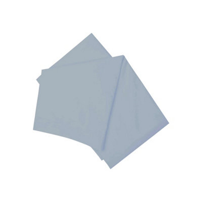 Belledorm Brushed Cotton Fitted Sheet Blue (Kingsize) - image 1