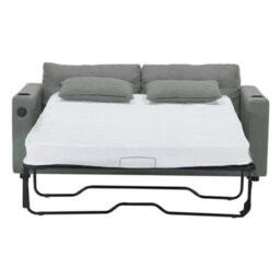 Living And Home 2 Seater Sofa Bed With Cup Holders And Pillows - thumbnail 6