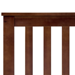 Beliani Bed Pine Wood Mayenne 120 X 200 Cm (Eu Small Double) Dark Brown - thumbnail 9