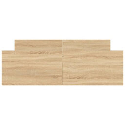 Berkfield Bed Frame With Headboard And Footboard Sonoma Oak 135X190 Cm - thumbnail 4