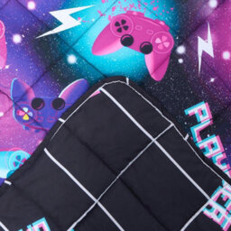 Ohs Kids Gaming Weighted Blanket, Black - 3Kg - thumbnail 7