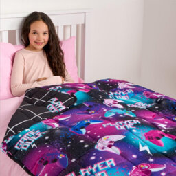 Ohs Kids Gaming Weighted Blanket, Black - 3Kg - thumbnail 4