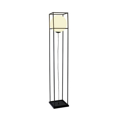 Luminosa Lighting Luminosa Desigual Large Floor Lamp, 1 Light E27, Matt Black - image 1