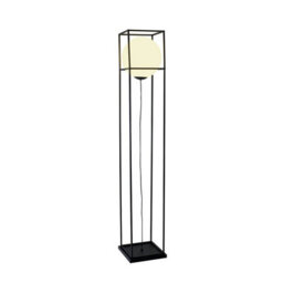 Luminosa Lighting Luminosa Desigual Large Floor Lamp, 1 Light E27, Matt Black - thumbnail 1