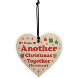Red Ocean Funny Another Christmas Together Gift For Boyfriend Husband Wood Christmas Gift - thumbnail 5