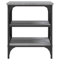 Berkfield Industrial Side Tables 2 Pcs Grey Sonoma 40X42X50 Cm Engineered Wood - thumbnail 6