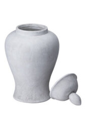 Darcy Large Stone Ginger Jar Elegant Decorative Vase - thumbnail 2