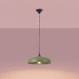 Sollux Lighting Gina Steel Olive Green 1 Lights Minimalist Pendant Lamps - thumbnail 3