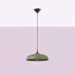 Sollux Lighting Gina Steel Olive Green 1 Lights Minimalist Pendant Lamps - thumbnail 2