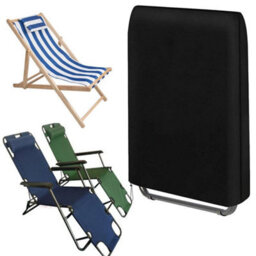 Waterproof Large Outdoor Garden Folding Reclining Chair Cover Sun Lounger Covers - thumbnail 4