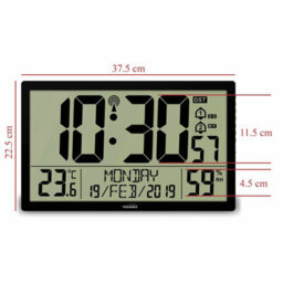 Youshiko Extra Large Xxxl Jumbo Radio Controlled Digital  Wall Clock ( Official Uk Version ) - thumbnail 2