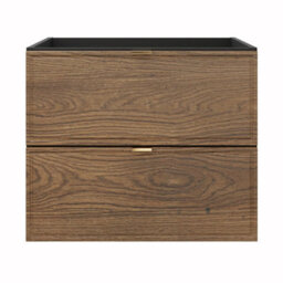 Heze Furniture Talia Casella Bathroom Cabinet Vanity 60 Cm With Basin - Casella Oak - thumbnail 2
