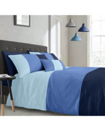 Velosso Blue Lexie Duvet Cover And Pillowcase Set King - thumbnail 2