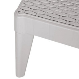 Berkfield Sun Lounger Grey 186X60X29 Cm Pp - thumbnail 9