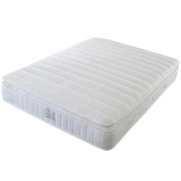 Divan Base Direct Shire Essentials 1000 Pocket Sprung Memory Foam Pillow Top Divan Bed Set 4Ft Small Double 2 Drawers Side- Wool Bronze - thumbnail 2