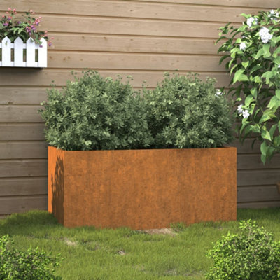 Berkfield Planter 62X40X39 Cm Corten Steel - image 1