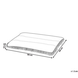 Beliani  Pet Bed Ergani Velvet Blue - thumbnail 3