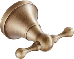 1 Towel Hook, Brass Cloth Hook For Coats And Clothes, For Kitchen, Bathroom And Bedroom Bathroom Accessories - thumbnail 1