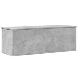 Berkfield Storage Box Concrete Grey 102X35X35 Cm Engineered Wood - thumbnail 6