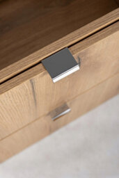 Impact Furniture Bathroom Vanity Unit With Basin 600mm Worktop Wall Cabinet Oak Storage Narrow Slim Drawers Nova - thumbnail 7