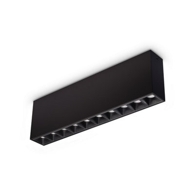 Ideal Lux Luminosa Lika Surface Mounted Downlight Black 1X Led 2450Lm 3000K - image 1