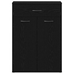 Walplus Shoe Rack With Drawer Black Oak 60 X 35 X 84 Cm Engineered Wood - thumbnail 7