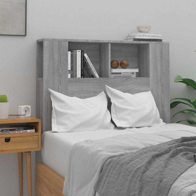 Walplus Engineered Wood Headboard Cabinet With 4 Storage Compartments For Bedroom - image 1