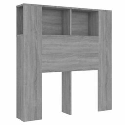 Walplus Engineered Wood Headboard Cabinet With 4 Storage Compartments For Bedroom - thumbnail 2