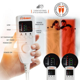 Warmer Wärmer 200 Thread Cotton Fully Fitted Electric Blanket - Super King - thumbnail 3