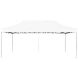 Walplus Professional Folding Party Tent Garden Gazebo Canopy Aluminium 6X3 M White - thumbnail 2