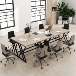 Large Industrial Office Desk 150 Cm Computer Desk Executive Pc - thumbnail 3