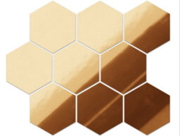 Ilcom Set Of 8 Self-Adhesive Wall Decoration - Copper Polished - thumbnail 2
