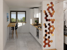 Ilcom Set Of 8 Self-Adhesive Wall Decoration - Copper Polished - thumbnail 4