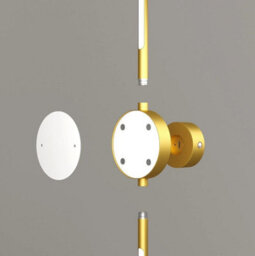 2Pack Wall Lights Indoor Dimmable Led Battery Gold 100Cm - thumbnail 7