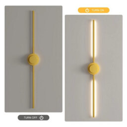2Pack Wall Lights Indoor Dimmable Led Battery Gold 100Cm - thumbnail 2