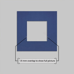 Ak Frames 10X10 Blue Picture Mounts To Fit 5X5 Aperture Size - Mount Board Only (No Frame Included) - thumbnail 4