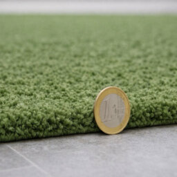 Uetian Green Shaggy Rug Soft Dense Pile Modern Area Floor Rug (160X230 Cm) - thumbnail 2